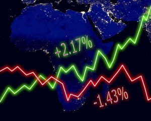 Africa Map Stock Market