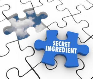 Secret Ingredient Puzzle Piece Classified Information Confidenti